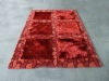 polyester shinny shaggy carpet