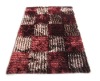 polyester silky shaggy carpet/rugs
