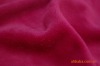 polyester solid Short Velour/plush Fabric for thermal underwear