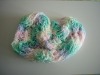 polyester space dyed knitting yarn for socks
