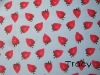 polyester spandex printed with strawberry