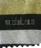 polyester spandex silver foil knitted fabric