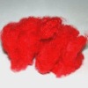 polyester staple fiber (PSF) red