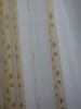 polyester stripe burnout printed window voile gauze curtains