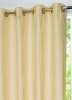 polyester striped silk fabric window curtain -- european style curtains