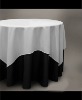polyester table linens and wedding tablecloth overlays