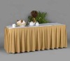 polyester table skirt