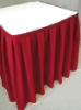 polyester table skirt for weddings