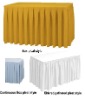 polyester table skirting