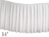 polyester table skirting for wedding