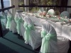 polyester universal chair cover for wedding and banquet self-tie chair cover
