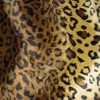 polyester velboa animal leopard design printed car seat seat upholstery fabric