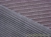 polyester warp knitted striped velvet corduroy fabric
