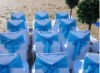 polyester wedding chair cover and satin chair sashes