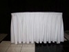 polyester wedding table skirting and table linen