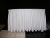 polyester wedding table skirting and table linen