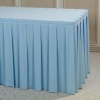 polyester wedding table skirting ,table line,tablecloth