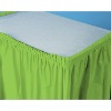 polyester wedding table skirting,table skirts,table linen