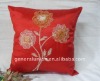 polyester woven flower embroidered handmade square 45*45cm cushion cover & cushion & pillow case & pillow for home & hotel & car