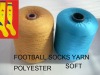 polyester yarn for football socks ,color yarn,