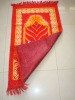 polyster  prayer mat(with plowing color back)