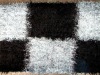 polyster silk shaggy rug