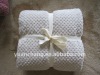 popcorn jacquard lux plush throw