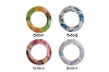 popular plastic PVC clothes curtain hanger rings