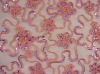 pretty embroidery fabric