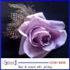 pretty mauve rose feather hair Flower