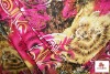 print polyester spandex knitted fabric with spangle  for clothes