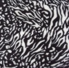 print zebra line polar fleece