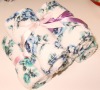 printed 100% polyester coral fleece hand towel