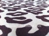 printed 100% polyester velboa fabric