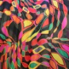 printed 100%silk chiffon garments textiles fabrics