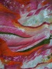 printed 100%silk with metallic opal fabric