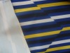 printed and coated polyester peach skin fabric