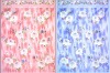 printed bamboo fiber terry fabric