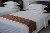 printed bed runner for hotel