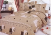 printed bedding set  --  Letters earth