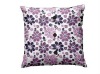 printed button cotton cushion