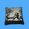 printed canvas small pillow for home decoration
