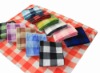 printed check designs polar fleece blankets