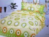 printed colorful quilt cover bed set