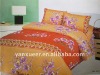 printed colorful quilt cover bed set