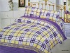 printed colorful quilt cover bed set