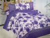 printed colorful quilt cover bed set