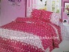 printed colorful quilt cover bed set