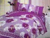 printed colorful quilt cover bed set