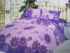 printed colorful quilt cover bed set